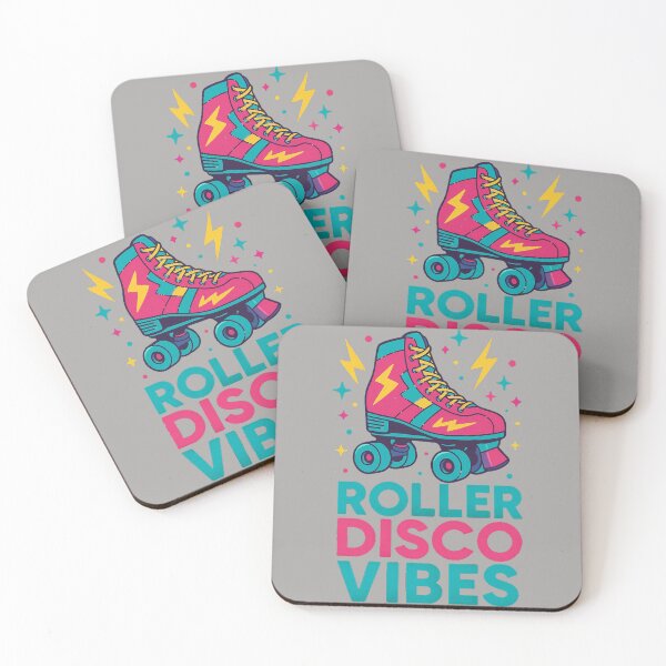 Item preview, Roller Disco Vibes Neon Skates designed and sold by LiveOutdoor.