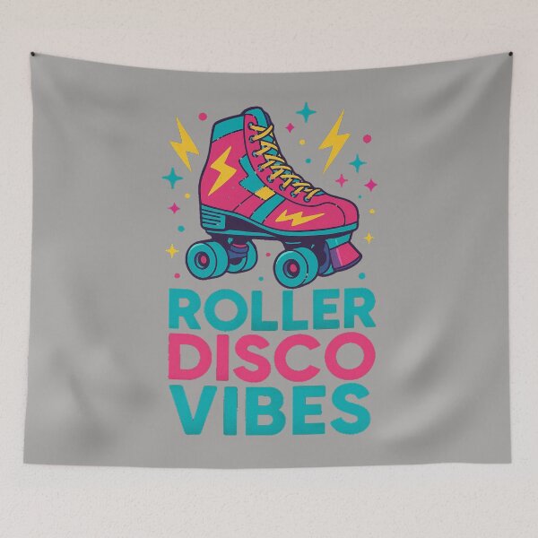 Item preview, Roller Disco Vibes Neon Skates designed and sold by LiveOutdoor.