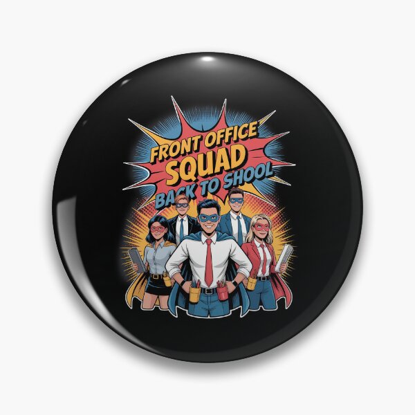 Item preview, Front Office Squad Back to School – Office Heroes Assemble designed and sold by Stock4U.