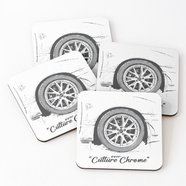Item preview, Culture Over Chrome – JDM Drift Wheel Silhouette Design designed and sold by pixeldizajn.