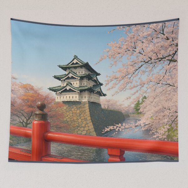 Item preview, The Hirosaki Castle in Spring designed and sold by Takeda-art.