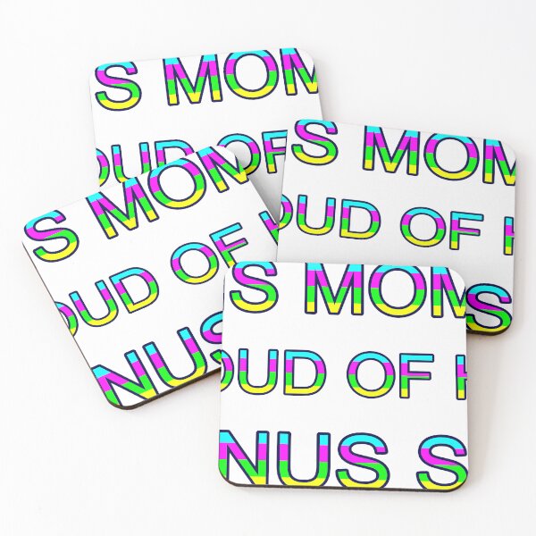 Item preview, This Mom Is Proud Of Her Bonus Son Bright Colors designed and sold by TheIconSmith.