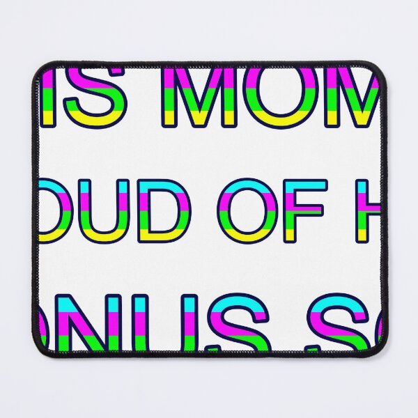 Item preview, This Mom Is Proud Of Her Bonus Son Bright Colors designed and sold by TheIconSmith.