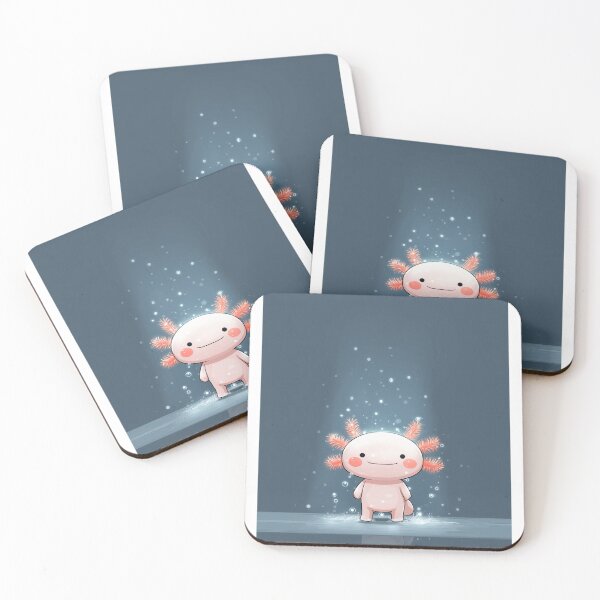 Item preview, Axolotl Phone Case – Cute Kawaii Pink Axolotl Glow Aesthetic Underwater Vibes designed and sold by River Quaggy Studios.