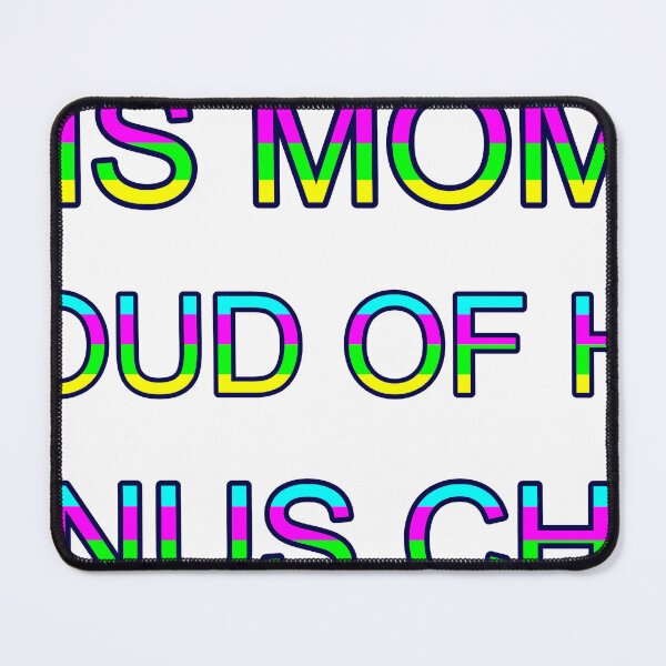 Item preview, This Mom Is Proud Of Her Bonus Child Bright Colors designed and sold by TheIconSmith.