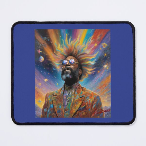 Item preview, "Cosmic Funk Explosion: George Clinton in Psychedelic Glory" designed and sold by Artisticanvas.
