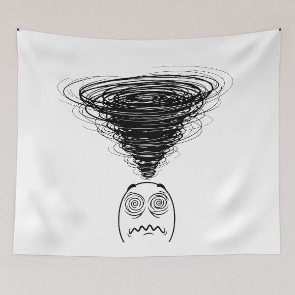 Item preview, Stress Overload Doodle Illustration designed and sold by AFernandesDSG.