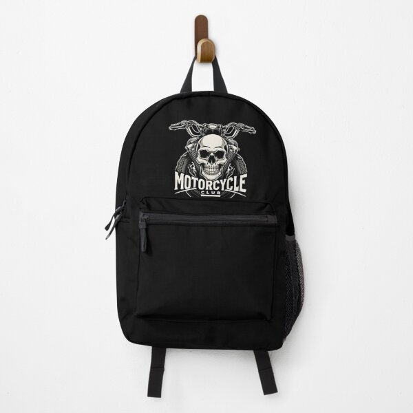 Item preview, vintage skull motorcycle club graphic, biker skull print design, custom motorbike artwork for t‑shirt, patch or poster designed and sold by StyleDistrictLab.