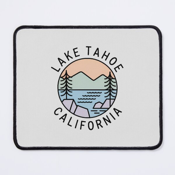 Item preview, Minimalist Lake Tahoe California Line Art Sticker designed and sold by Horizon Tales.