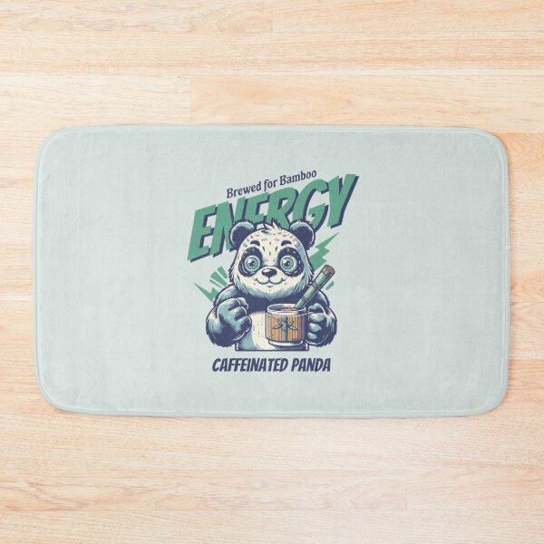 Item preview, Caffeinated Panda: Brewed for Bamboo Energy Graphic designed and sold by MJO80.