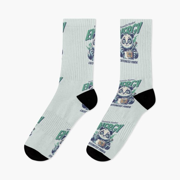 Item preview, Caffeinated Panda: Brewed for Bamboo Energy Graphic designed and sold by MJO80.