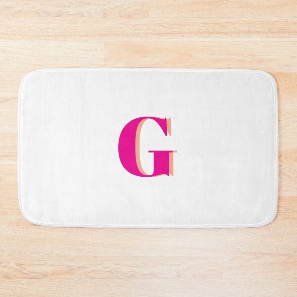 Item preview, Letter G in hot pink – Cute Alphabet Initial Monogram Design designed and sold by Monika Howarth.
