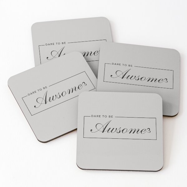 Artikelvorschau, Trauen Sie sich, großartig zu sein. Elegantes Design entworfen und verkauft von PrintandJoy.