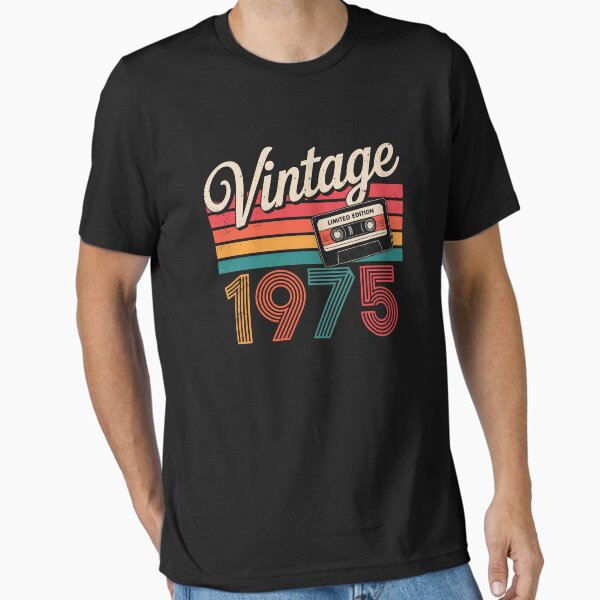 T-Shirt Femme "Les Légendes Sont Nées En Octobre 1975" - Col V, Cadeau 50e Anniversaire Vintage
