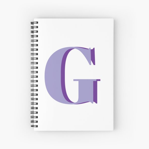 Item preview, Letter G in purple – Cute Alphabet Initial Monogram Design designed and sold by Monika Howarth.