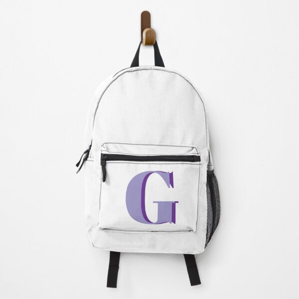 Item preview, Letter G in purple – Cute Alphabet Initial Monogram Design designed and sold by Monika Howarth.