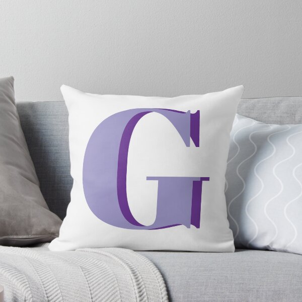 Item preview, Letter G in purple – Cute Alphabet Initial Monogram Design designed and sold by Monika Howarth.