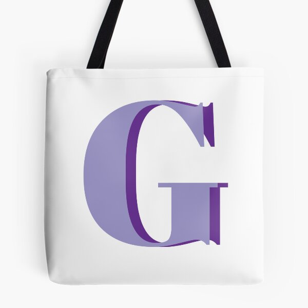 Item preview, Letter G in purple – Cute Alphabet Initial Monogram Design designed and sold by Monika Howarth.