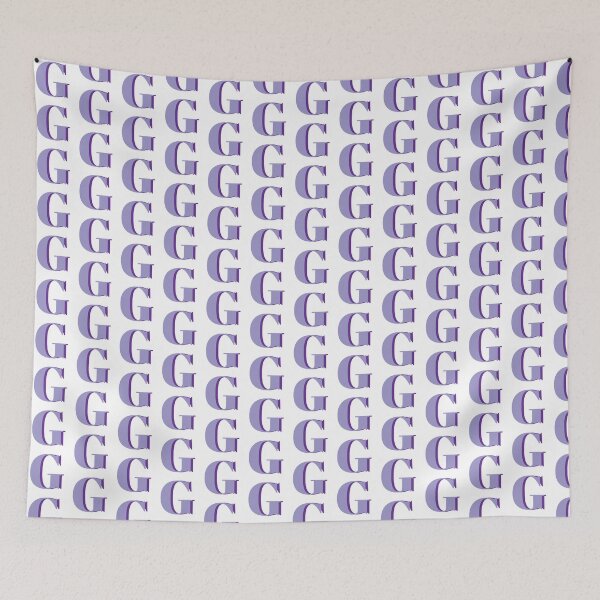 Item preview, Letter G in purple – Cute Alphabet Initial Monogram Design designed and sold by Monika Howarth.