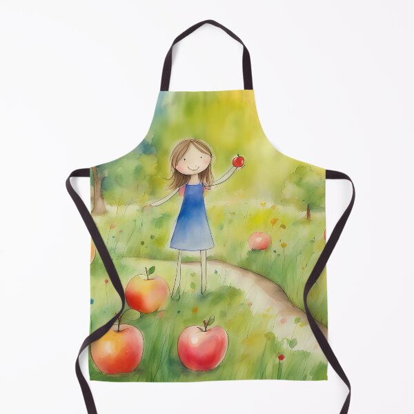 Item preview, Playful Girl in Apple Garden designed and sold by CalmnessbyChoice.