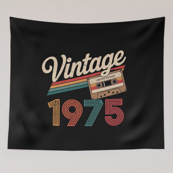 Item preview, Modern Trendy Vintage 50th Birthday Gift , Vintage 1975 ,Made in 1975 50th Birthday 50 Years Old  designed and sold by SOUFIANE1991.