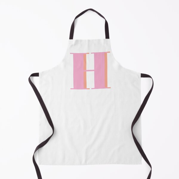 Item preview, Letter H in pastel pink – Cute Alphabet Initial Monogram Design designed and sold by Monika Howarth.