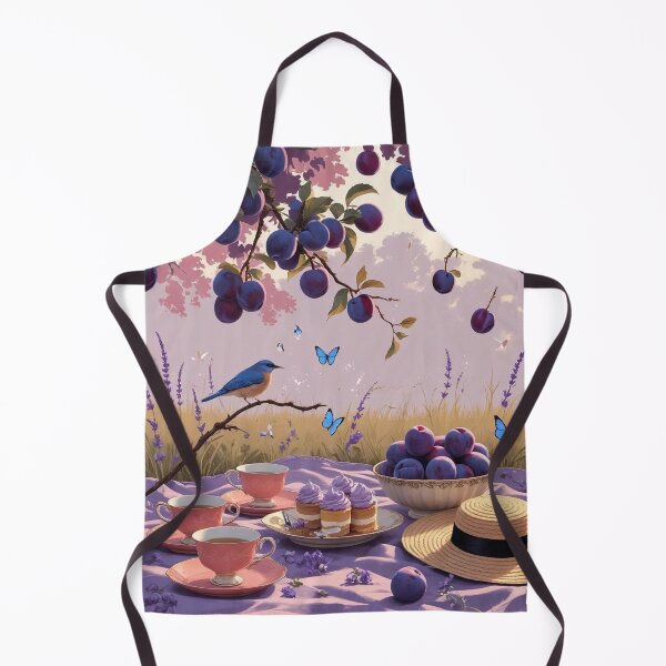 Item preview, Cottagecore Orchard Picnic under Plum Trees designed and sold by Deezyned.