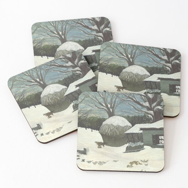 Item preview, New England Farm in Winter designed and sold by tomorrowsart.