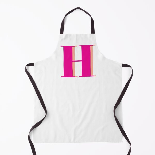 Item preview, Letter H in hot pink – Cute Alphabet Initial Monogram Design designed and sold by Monika Howarth.