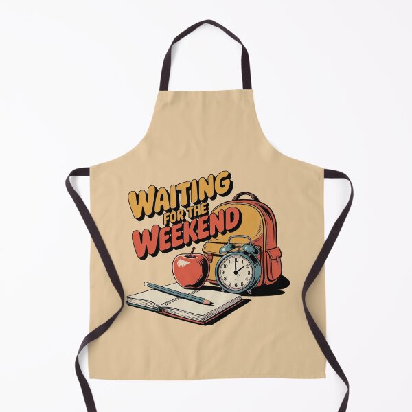 Item preview, Waiting for the weekend – back to school vibe designed and sold by WikaKowalczyk.
