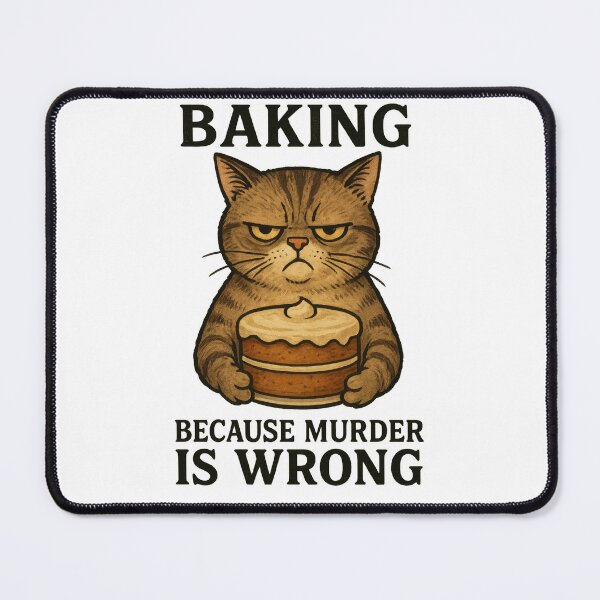 Item preview, Baked Goods and Fury: A Feline's Coping Mechanism designed and sold by Enea Kelo.
