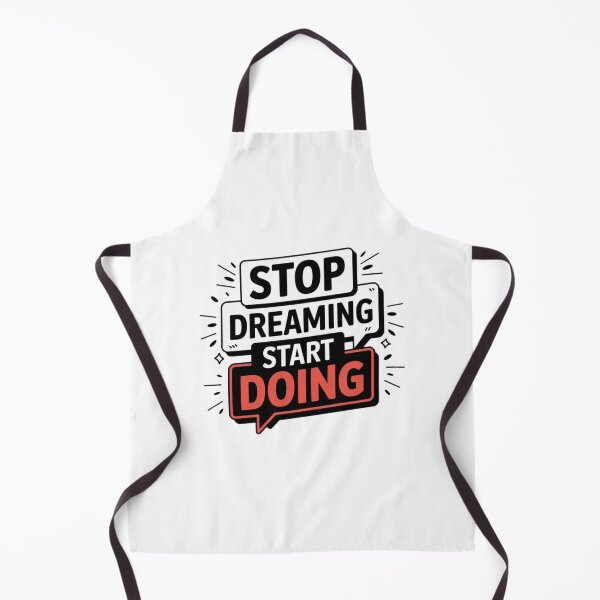 Item preview, Stop Dreaming Start Doing Motivational Graphics Design Print designed and sold by NxtGrove.