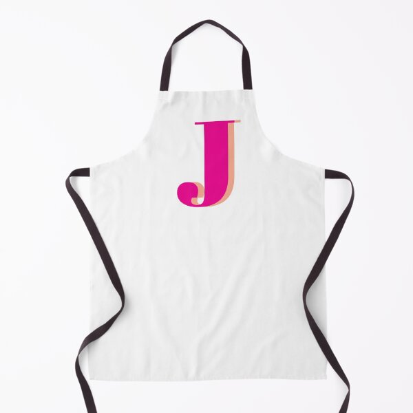 Item preview, Letter J in hot pink – Cute Alphabet Initial Monogram Design designed and sold by Monika Howarth.