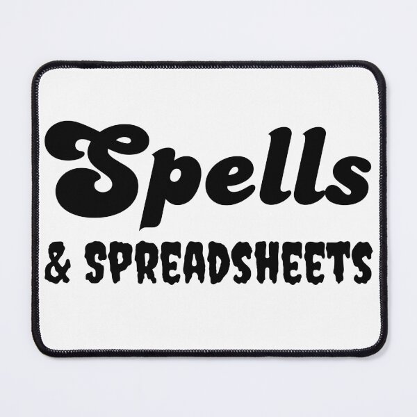 Item preview, Spells & Spreadsheets – STEM Humor Design for Smart Women designed and sold by MySciPic.