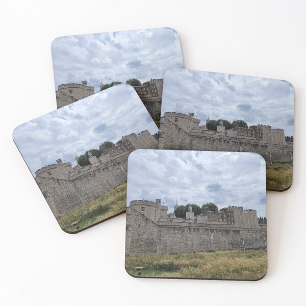 Item preview, Grey London tower with yellowy gras designed and sold by CholiBe.