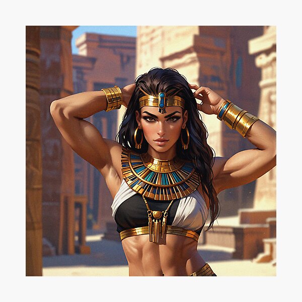 Item preview, The beautiful Egyptian Priestess anime art designed and sold by Vintage Designs +.