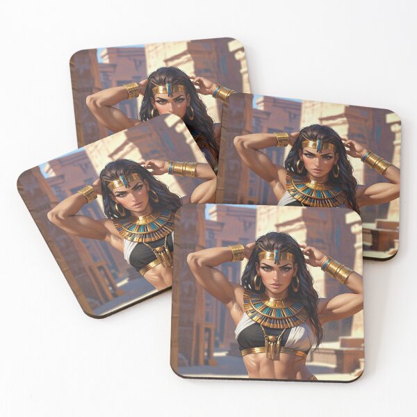 Item preview, The beautiful Egyptian Priestess anime art designed and sold by Vintage Designs +.