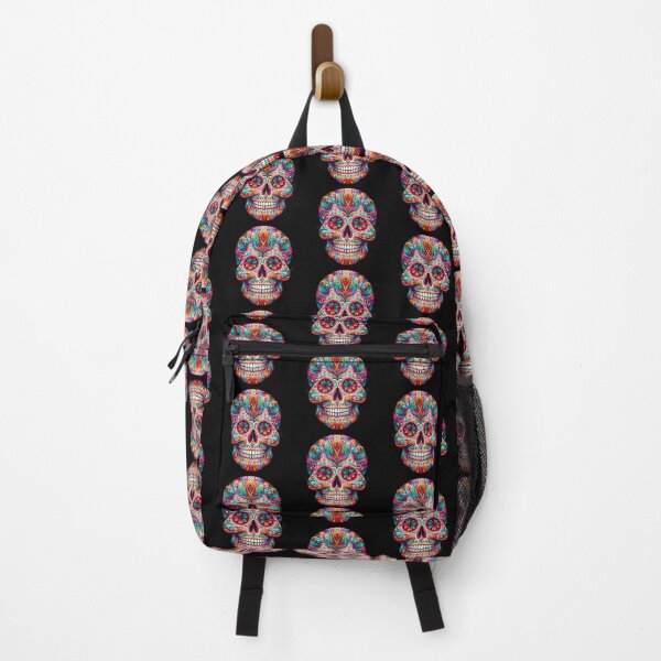 Item preview, Vibrant Sugar Skull Art – Day of the Dead Inspired Illustration designed and sold by  Ojo de Lilith.