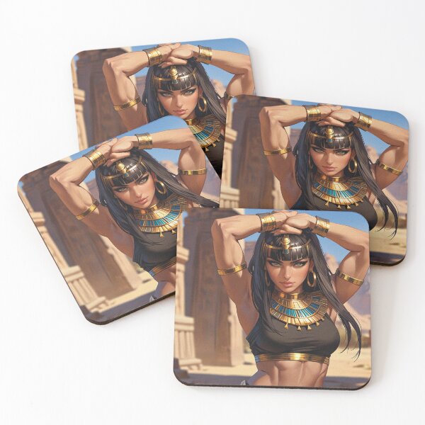 Item preview, The beautiful Egyptian Priestess anime art designed and sold by Vintage Designs +.