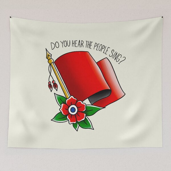 Item preview, Red Flag Old School – Les Misérables designed and sold by byebyesally.