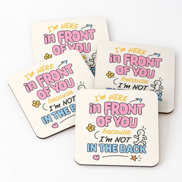 Item preview, I'm Here in Front of You – Playful Quote Typography designed and sold by bibyfantie.