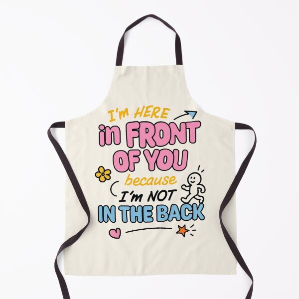 Item preview, I'm Here in Front of You – Playful Quote Typography designed and sold by bibyfantie.