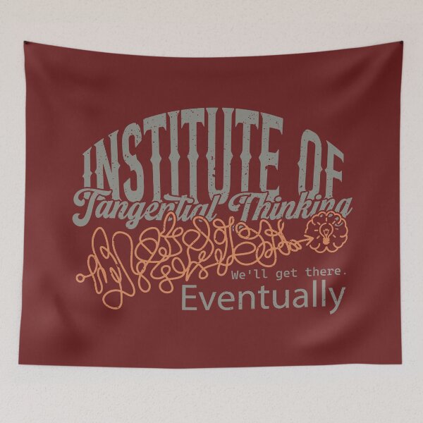 Item preview, Institute of Tangential Thinking designed and sold by Milena R..