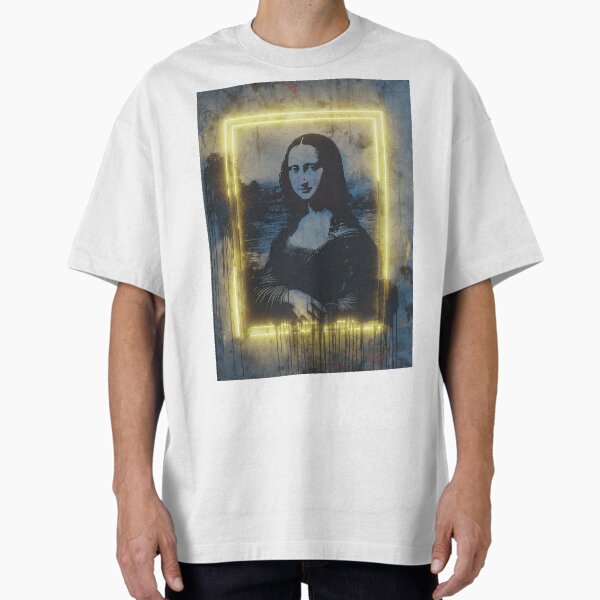 Artikel-Vorschau von Neon Graffiti Mona Lisa – Urban Street Art Print, designt und verkauft von The Wise Fortress.