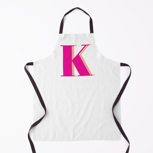 Item preview, Letter K in hot pink – Cute Alphabet Initial Monogram Design designed and sold by Monika Howarth.