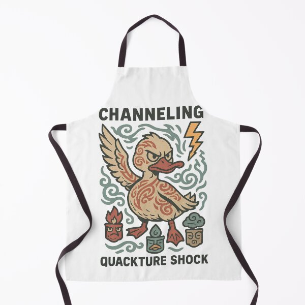 Item preview, Quackture Shock Elemental Duck Totem Tattoo Shirt designed and sold by TeeTimeTreasure.