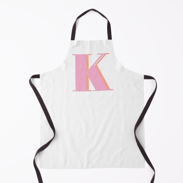 Item preview, Letter K in pastel pink – Cute Alphabet Initial Monogram Design designed and sold by Monika Howarth.