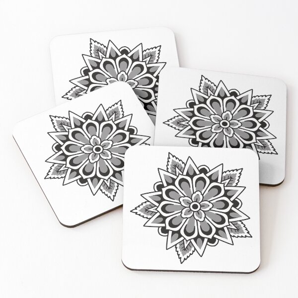 Item preview, big traditional mandala tattoo designed and sold by DylanBatesArt.