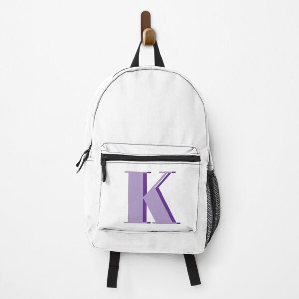 Item preview, Letter K in purple – Cute Alphabet Initial Monogram Design designed and sold by Monika Howarth.