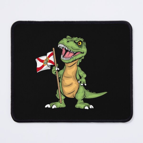 Item preview, Florida Lover Kids Dinosaur Lover USA Florida Flag designed and sold by DSWShirts.